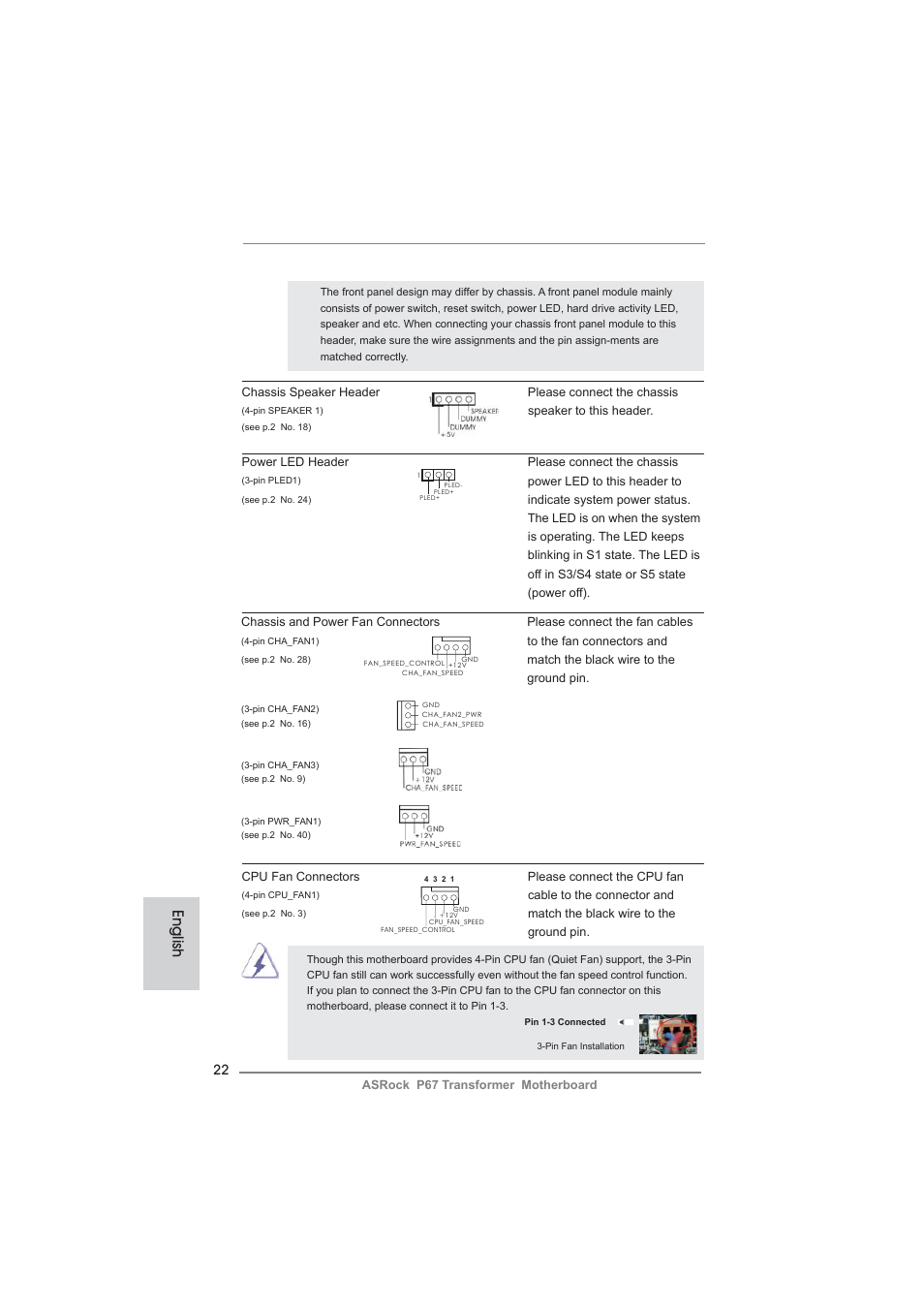 English | ASRock P67 Transformer User Manual | Page 22 / 266