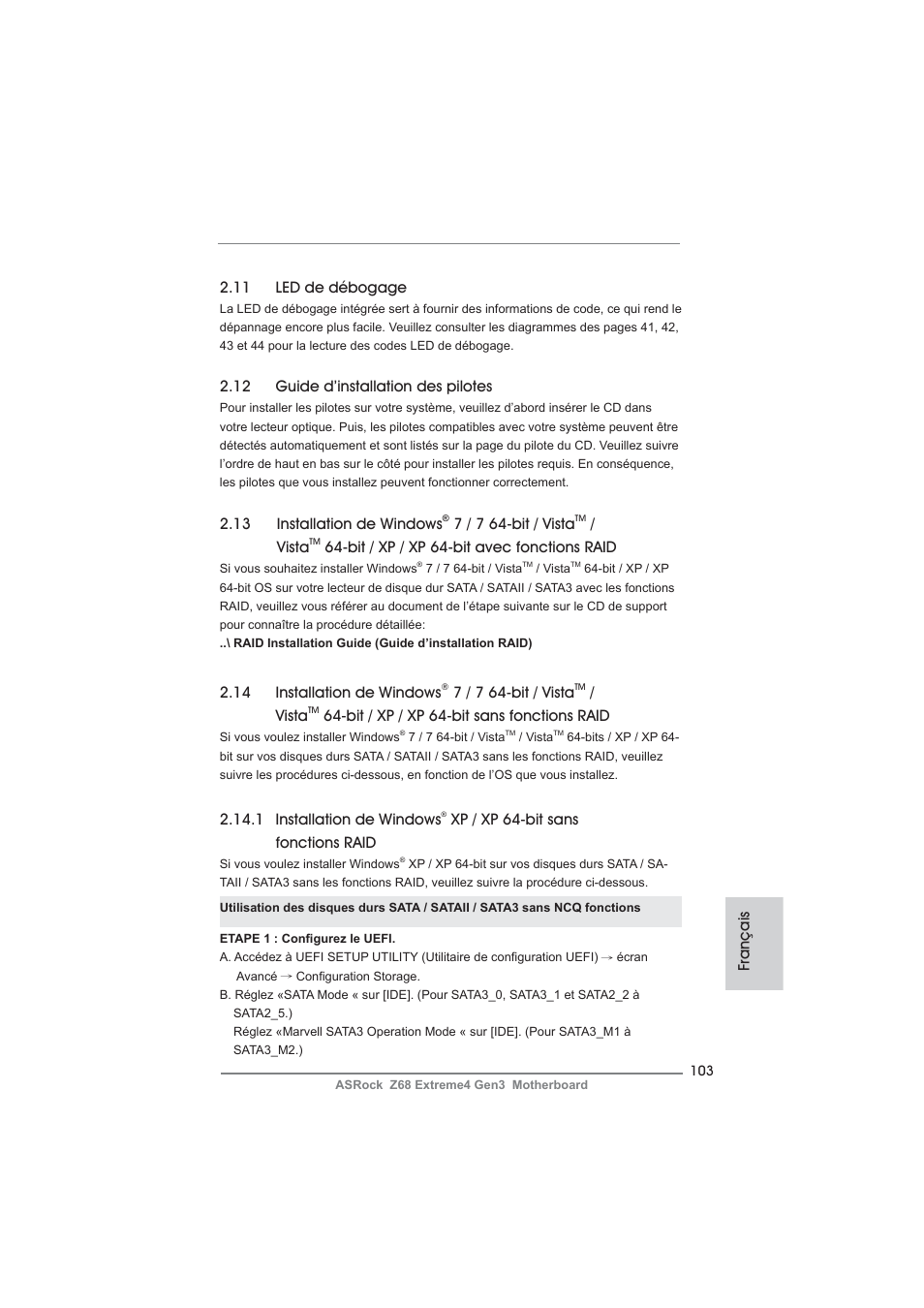 ASRock Z68 Extreme4 Gen3 User Manual | Page 103 / 322