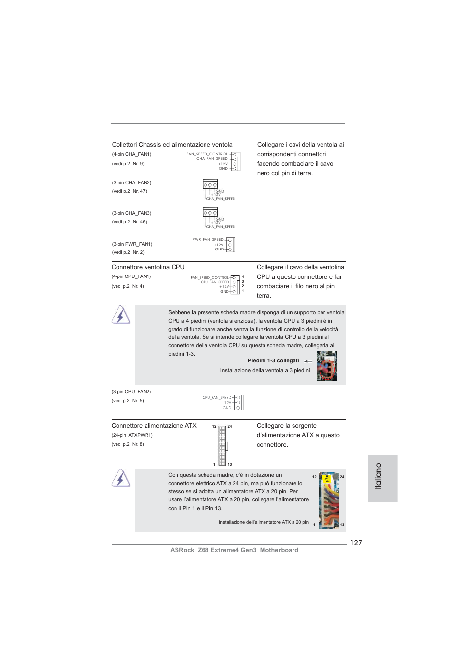 Italiano | ASRock Z68 Extreme4 Gen3 User Manual | Page 127 / 322