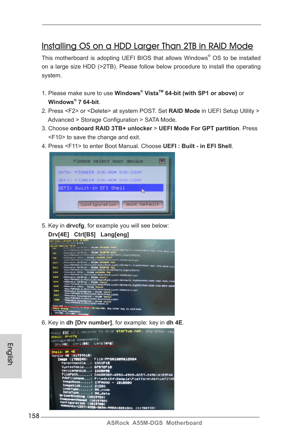 English | ASRock A55M-DGS User Manual | Page 158 / 163