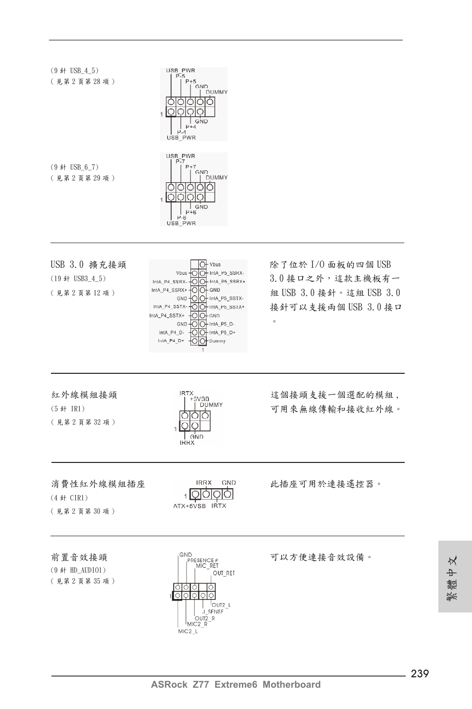 繁體中文 | ASRock Z77 Extreme6 User Manual | Page 239 / 256