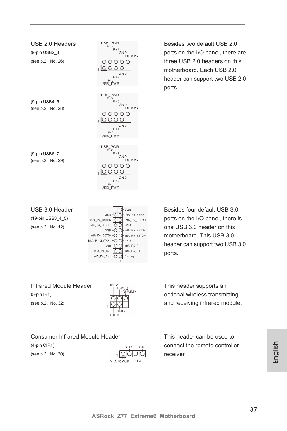 English | ASRock Z77 Extreme6 User Manual | Page 37 / 256