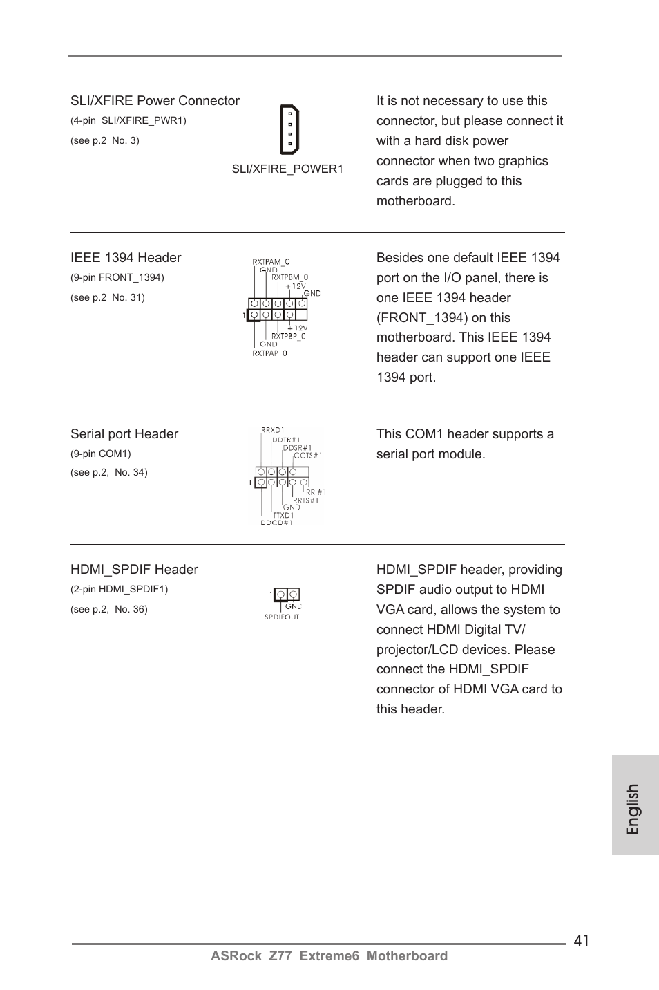 English | ASRock Z77 Extreme6 User Manual | Page 41 / 256