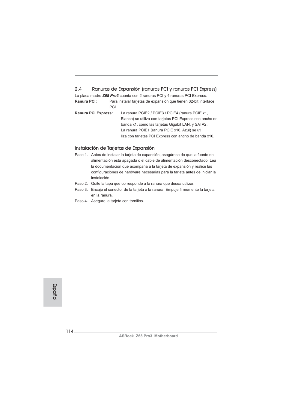 ASRock Z68 Pro3 User Manual | Page 114 / 256