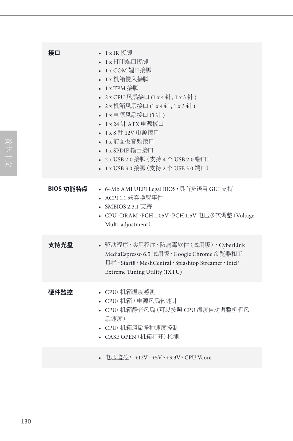 简体中文 | ASRock H87M Pro4 User Manual | Page 132 / 163