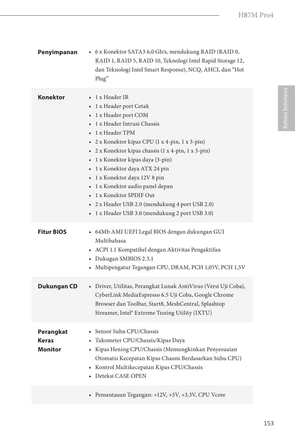H 8 7m pro4 | ASRock H87M Pro4 User Manual | Page 155 / 163