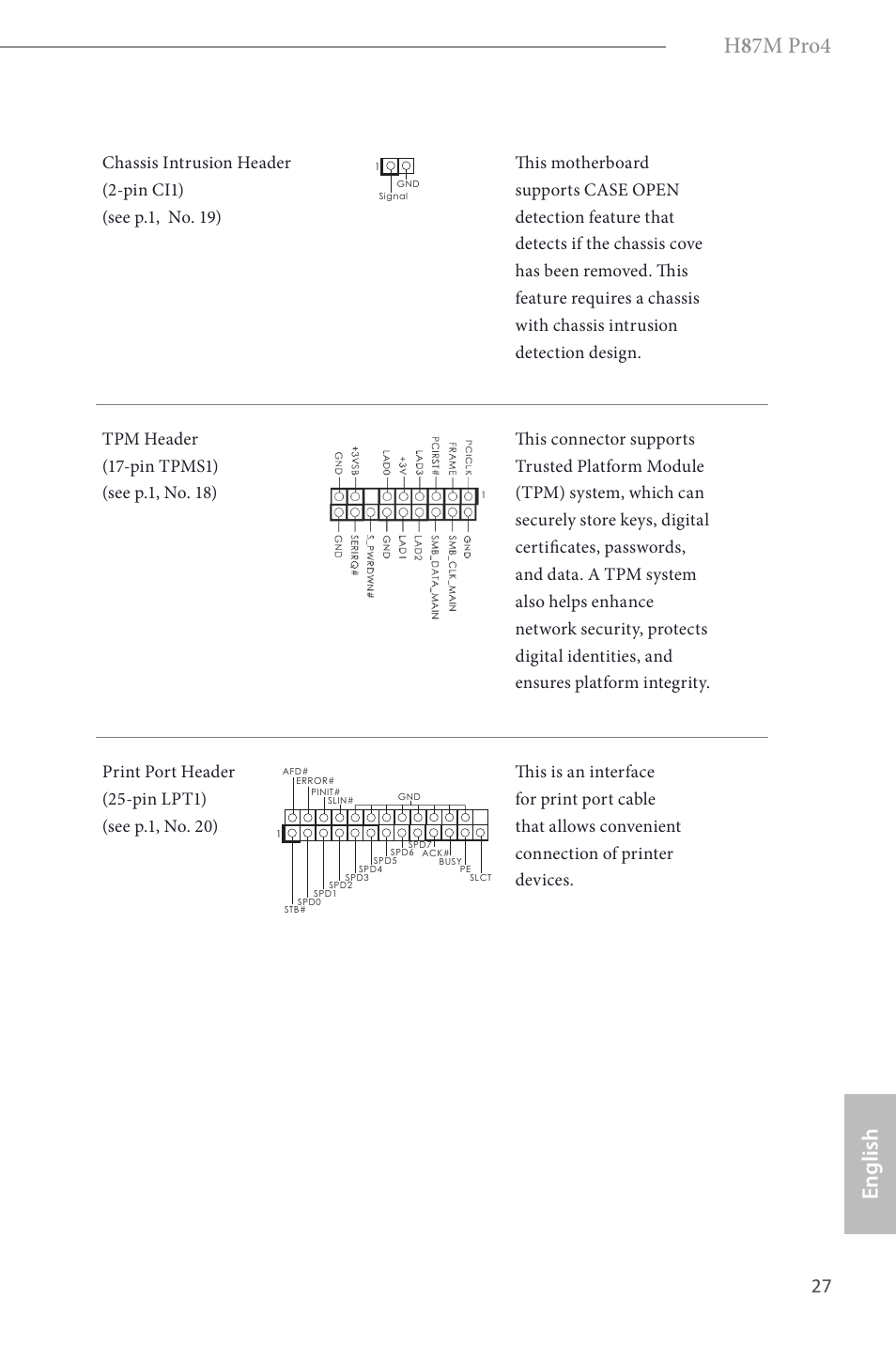 H 8 7m pro4, English | ASRock H87M Pro4 User Manual | Page 29 / 163