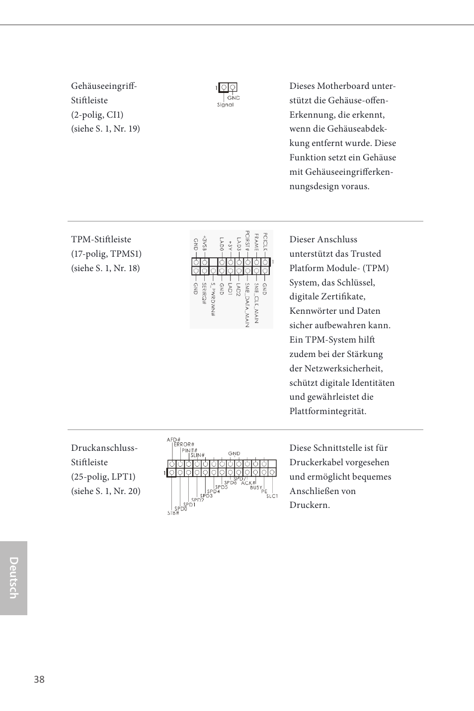 Deutsch | ASRock H87M Pro4 User Manual | Page 40 / 163