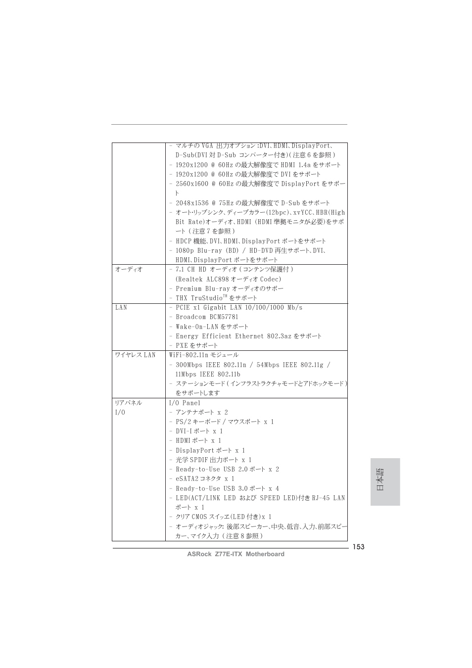 ASRock Z77E-ITX User Manual | Page 153 / 199