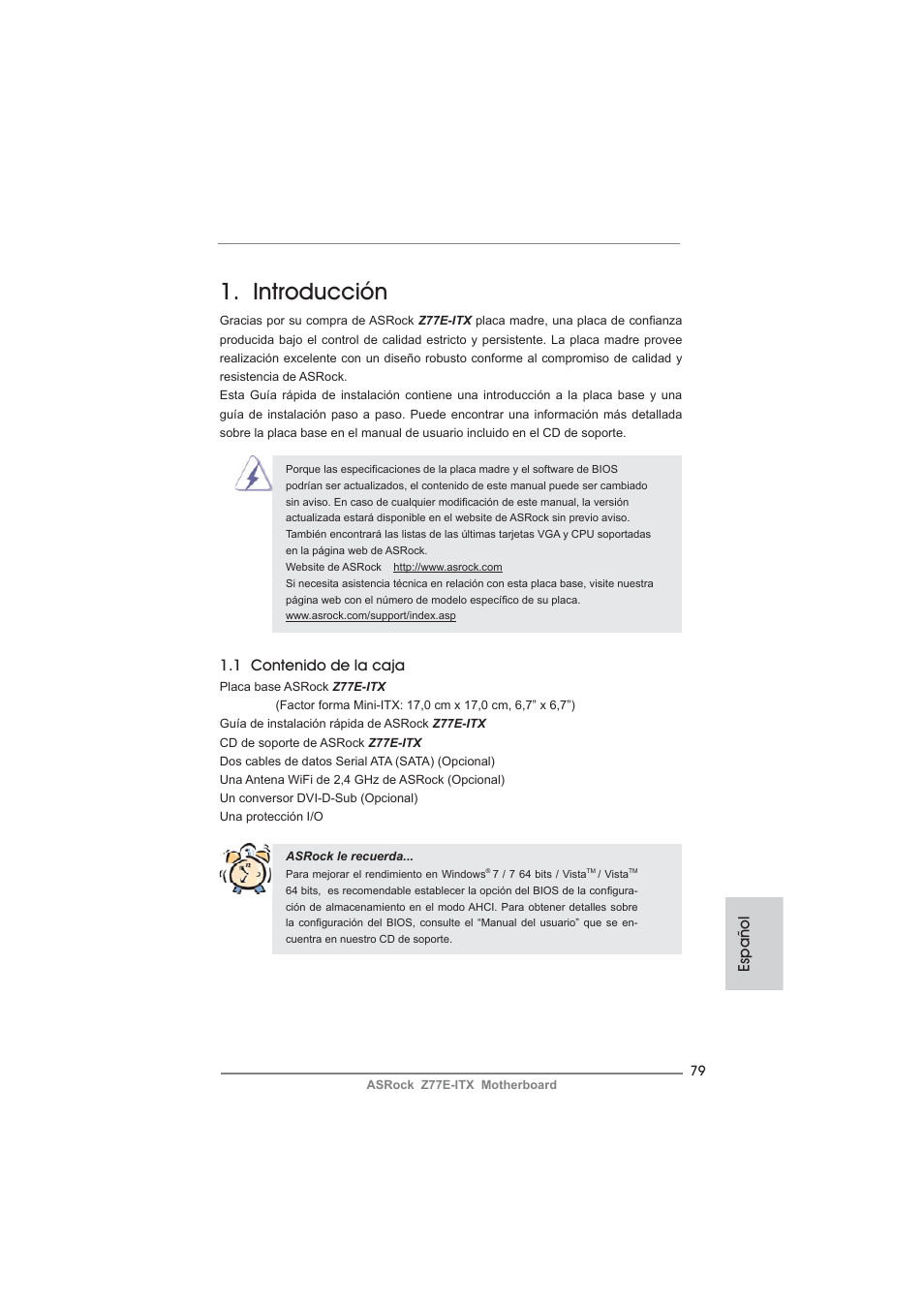 ASRock Z77E-ITX User Manual | Page 79 / 199