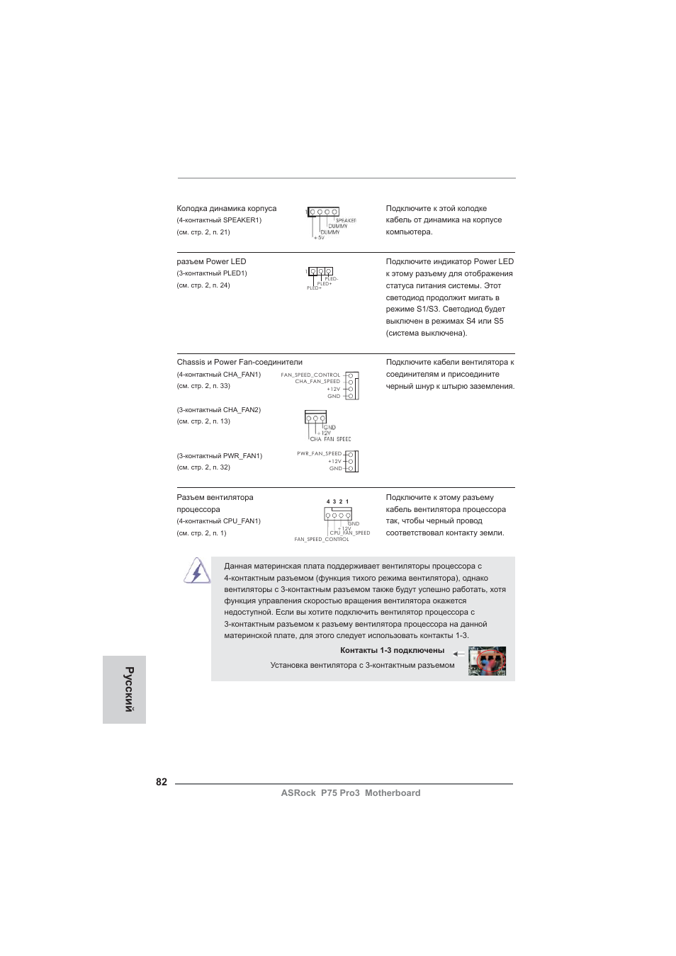 Ру сский | ASRock P75 Pro3 User Manual | Page 82 / 151