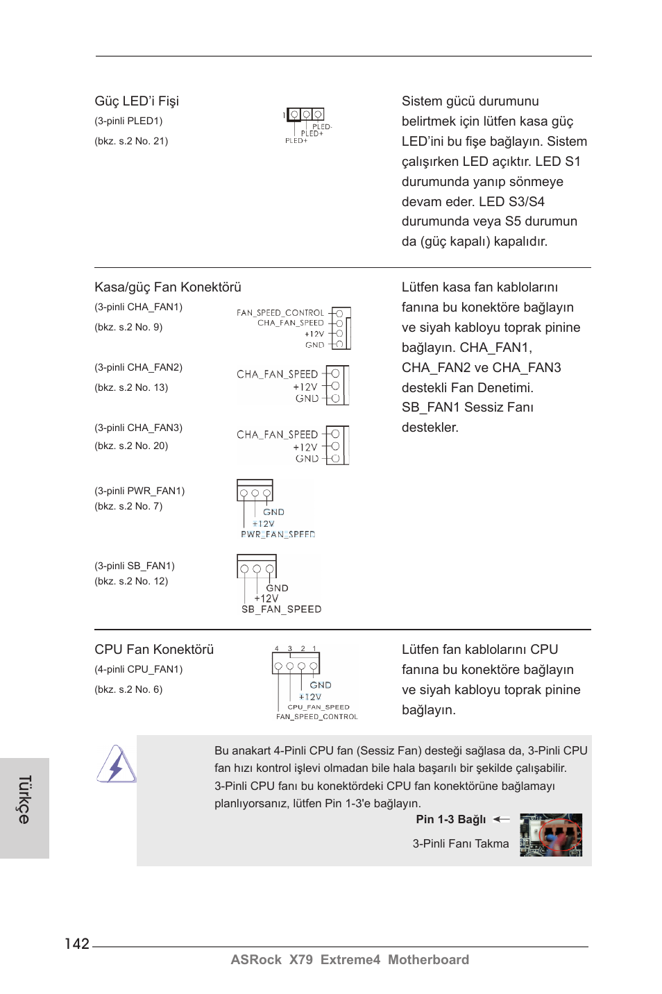 Türkçe | ASRock X79 Extreme4 User Manual | Page 142 / 218