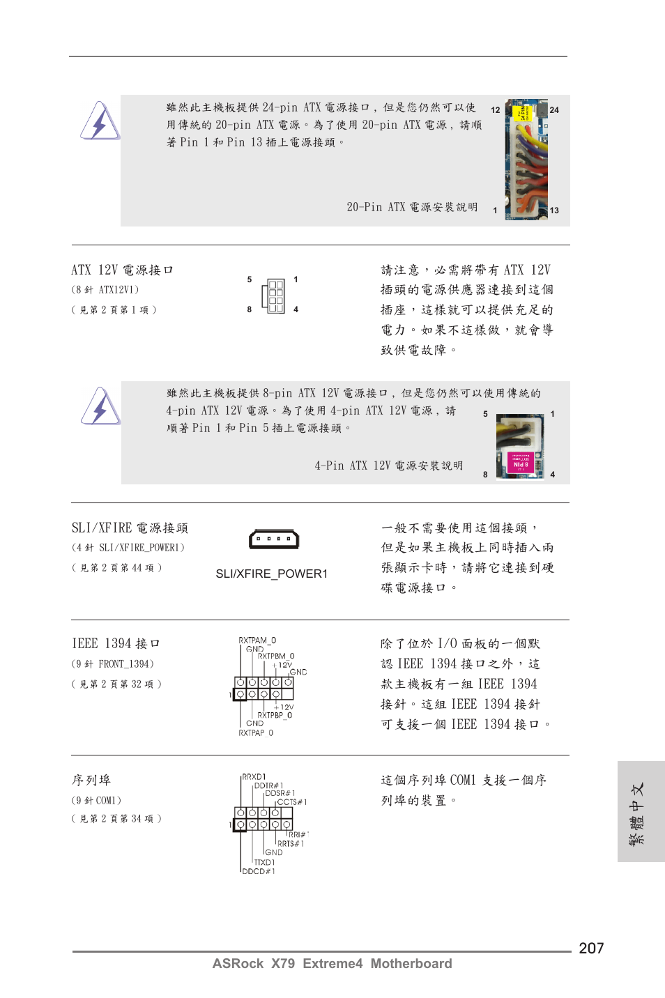 繁體中文 | ASRock X79 Extreme4 User Manual | Page 207 / 218