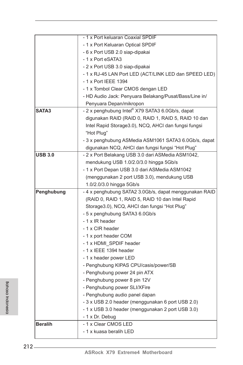 ASRock X79 Extreme4 User Manual | Page 212 / 218