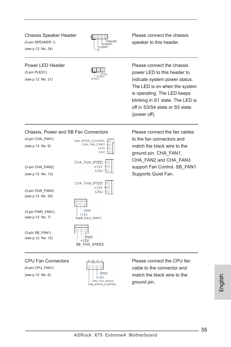 English | ASRock X79 Extreme4 User Manual | Page 35 / 218