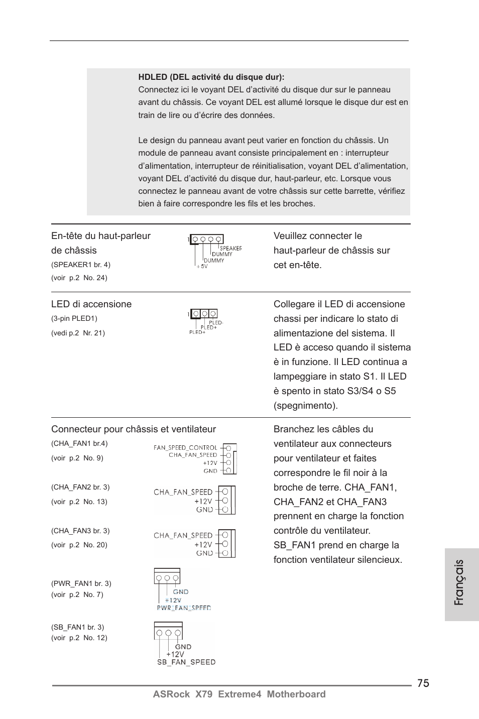 Français | ASRock X79 Extreme4 User Manual | Page 75 / 218