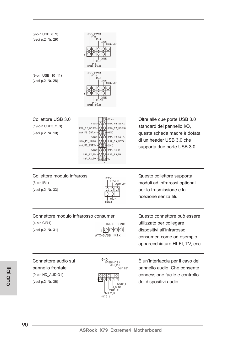 Italiano | ASRock X79 Extreme4 User Manual | Page 90 / 218