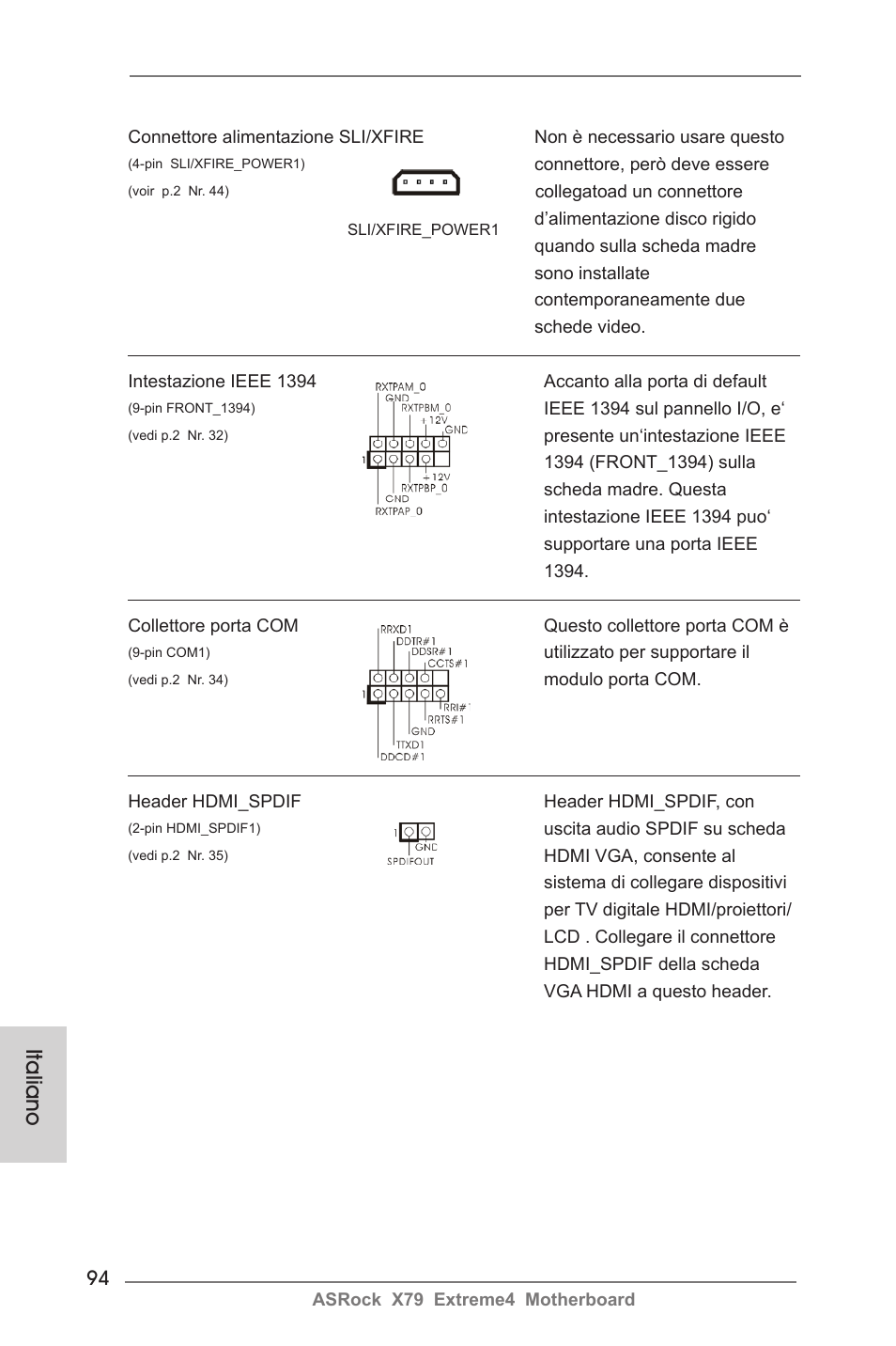 Italiano | ASRock X79 Extreme4 User Manual | Page 94 / 218