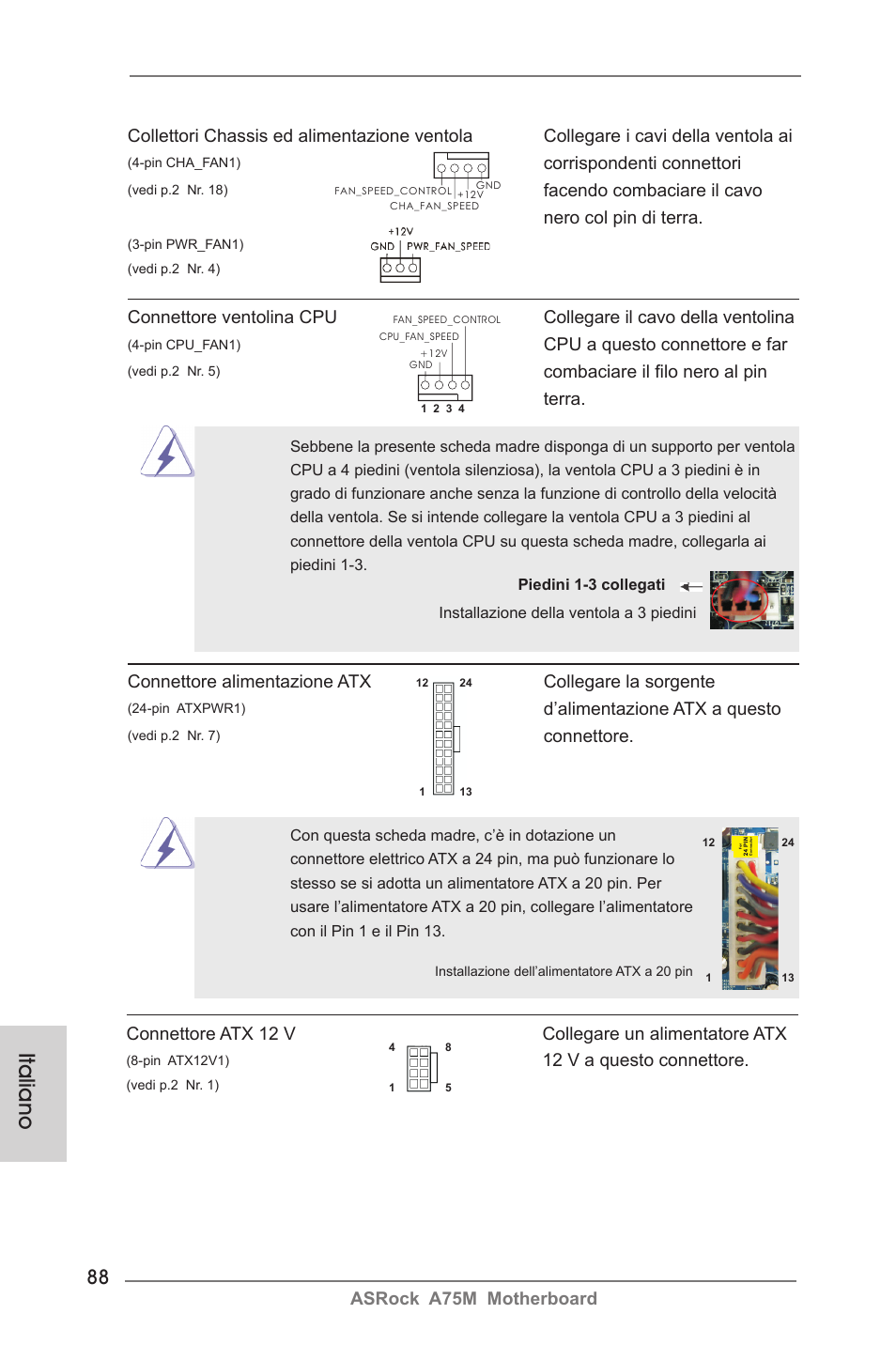 Italiano | ASRock A75M User Manual | Page 88 / 234