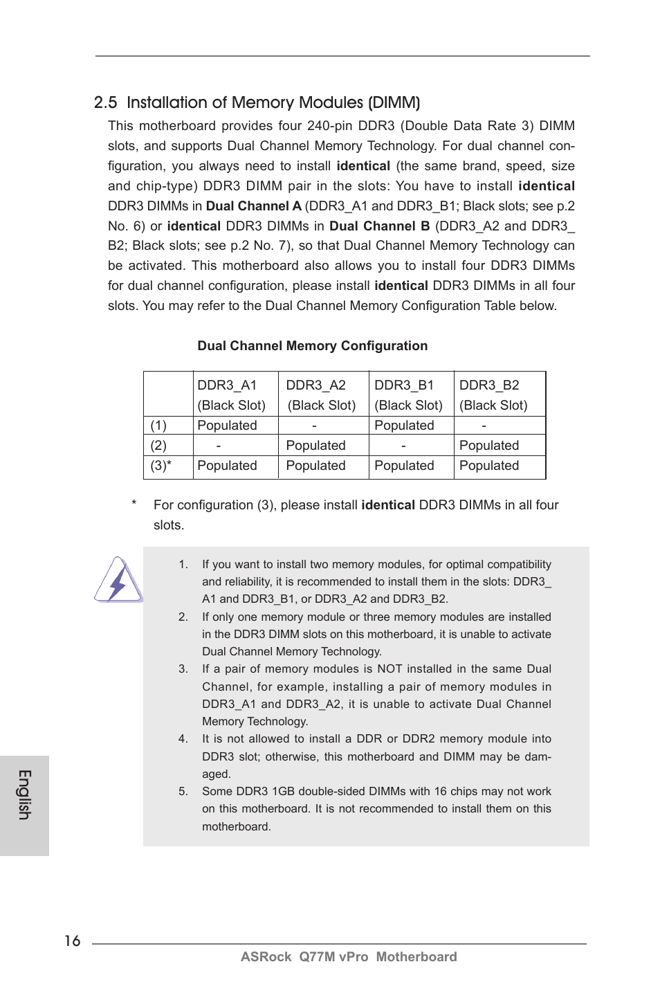 ASRock Q77M vPro User Manual | Page 16 / 226