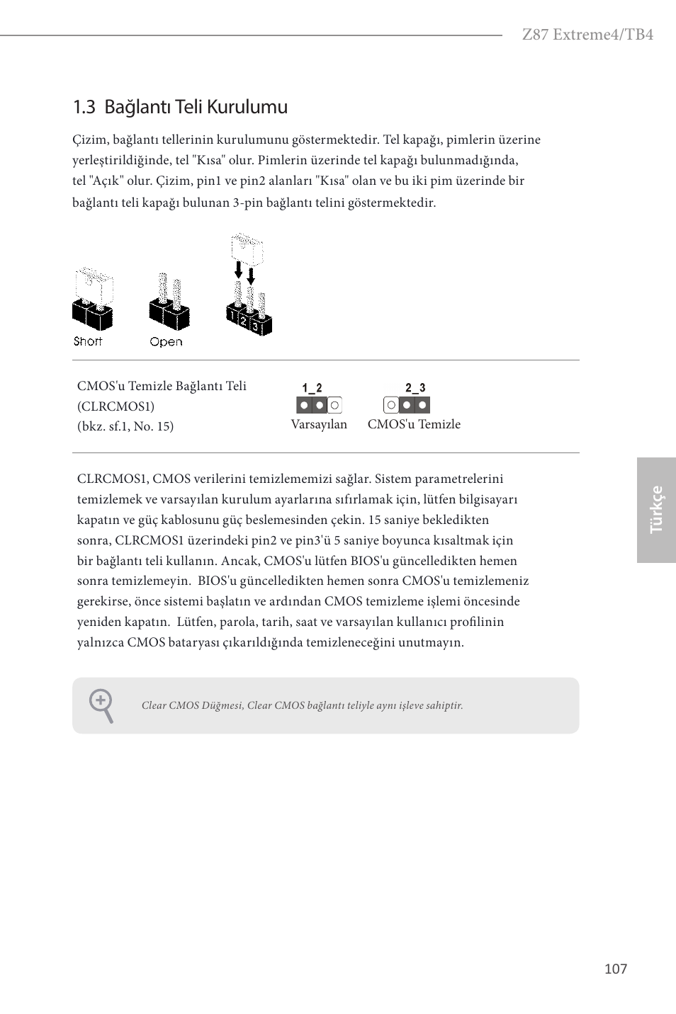 3 bağlantı teli kurulumu | ASRock Z87 Extreme4__TB4 User Manual | Page 109 / 175