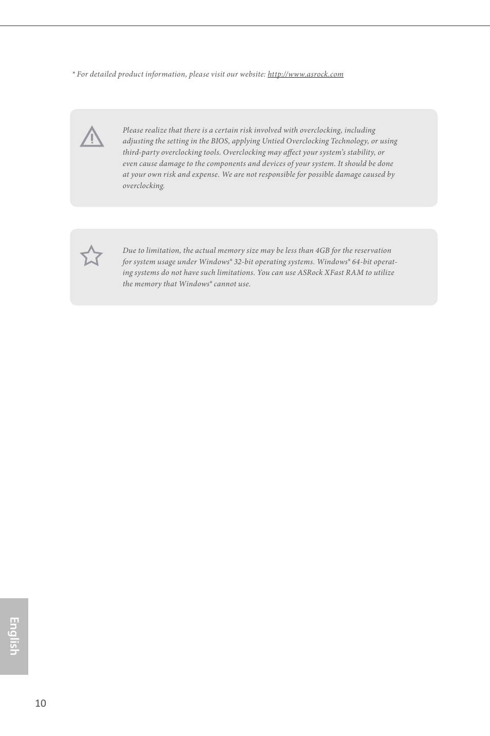English | ASRock Z87 Extreme4__TB4 User Manual | Page 12 / 175