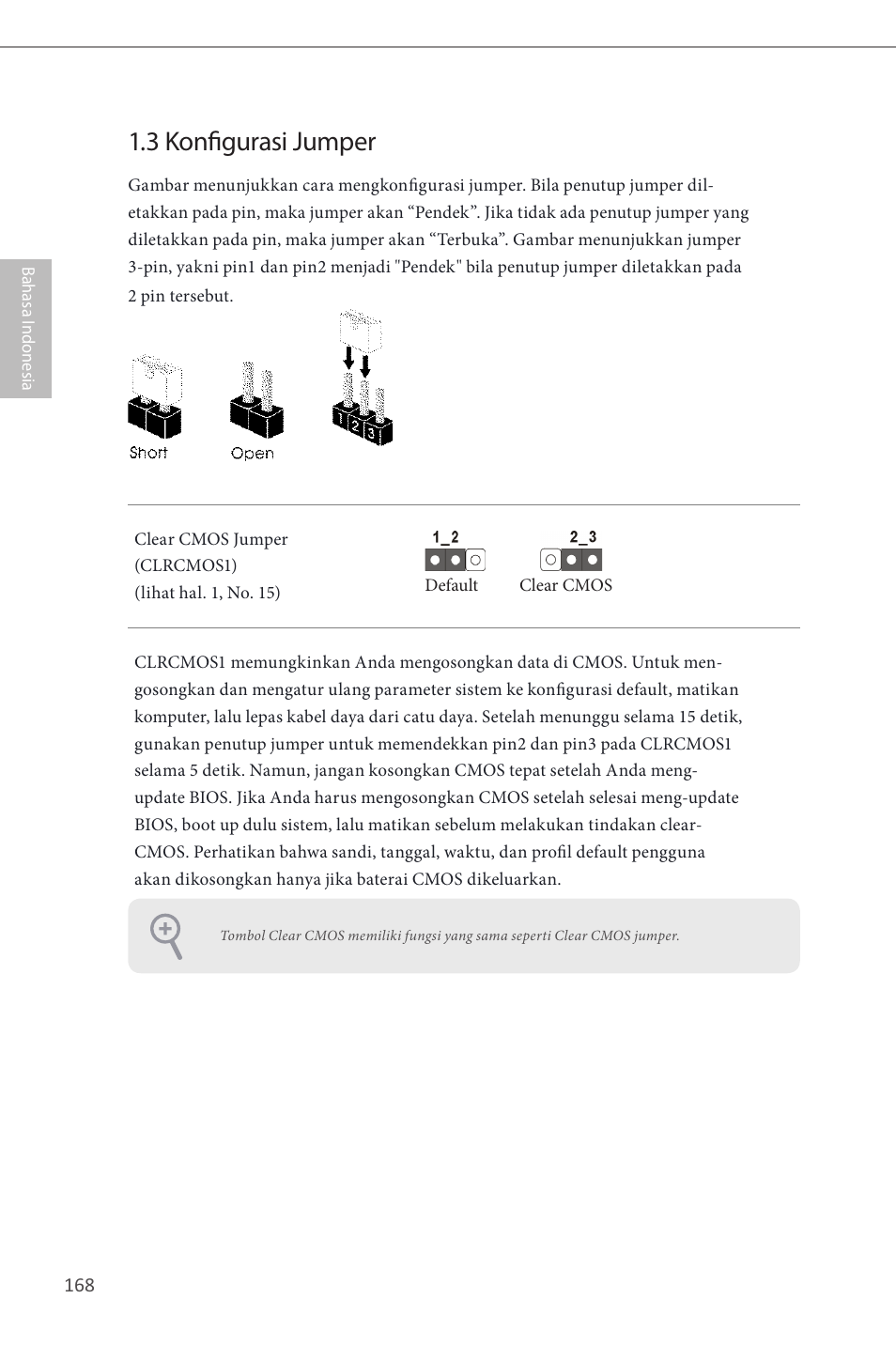 3 konfigurasi jumper | ASRock Z87 Extreme4__TB4 User Manual | Page 170 / 175