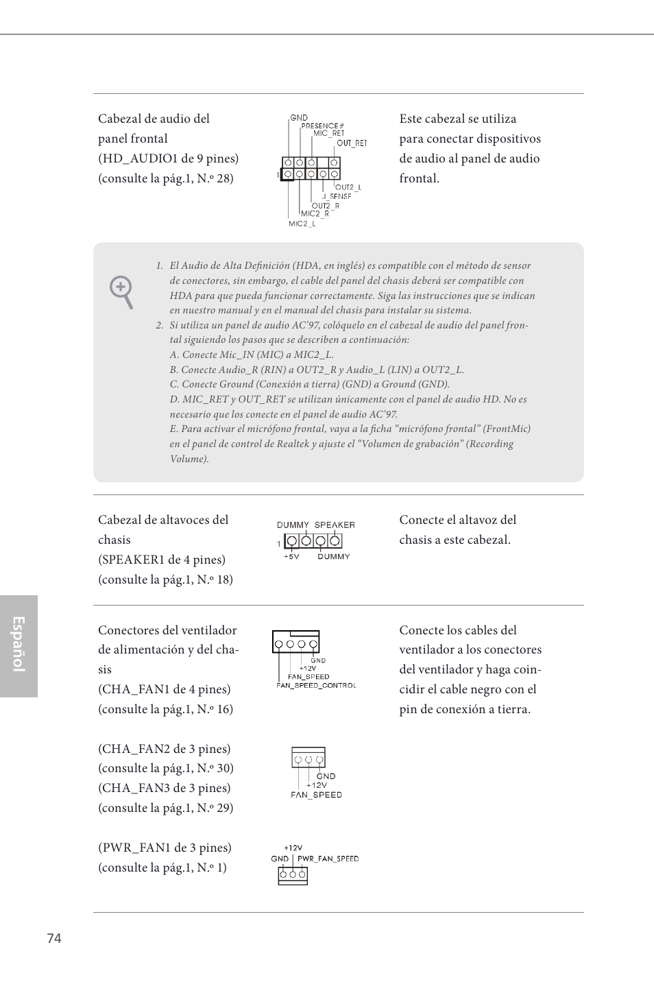Español | ASRock Z87 Extreme4__TB4 User Manual | Page 76 / 175