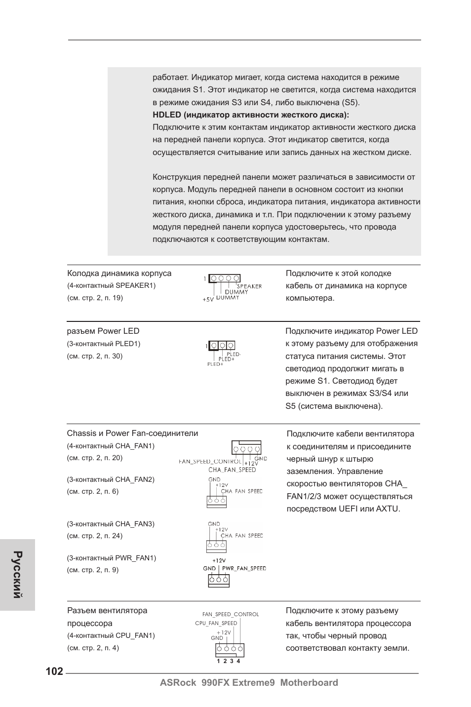 Ру сский | ASRock 990FX Extreme9 User Manual | Page 102 / 193