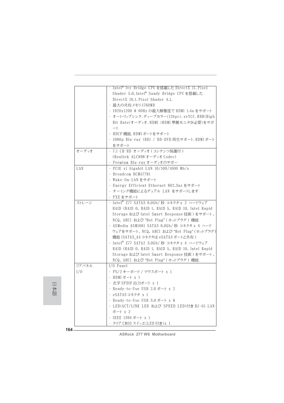ASRock Z77 WS User Manual | Page 164 / 208