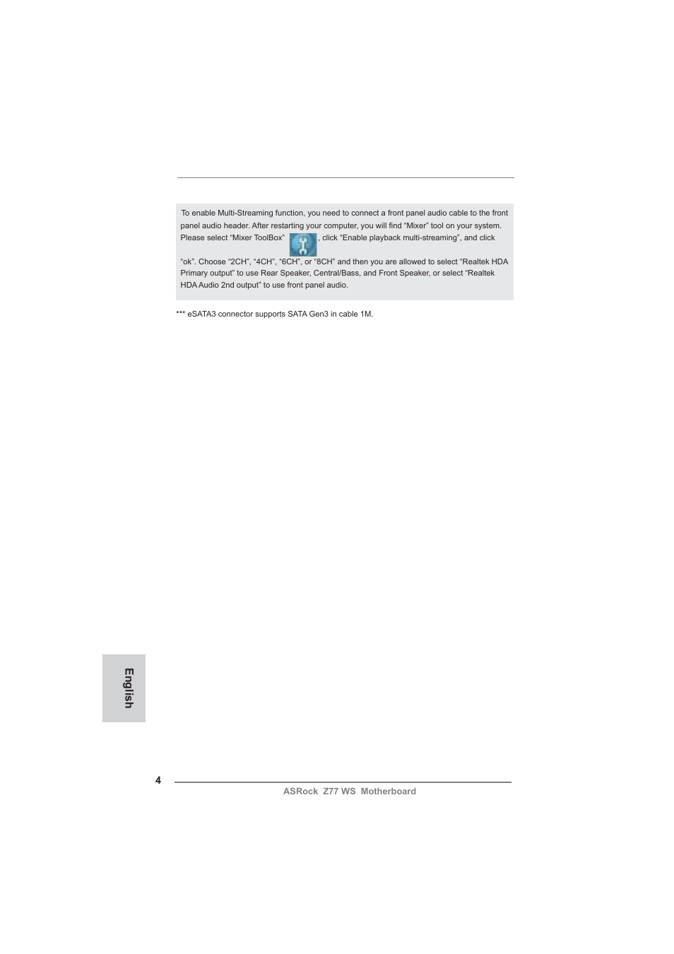 English | ASRock Z77 WS User Manual | Page 4 / 208