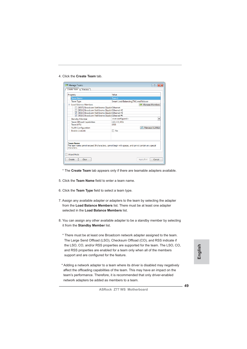 English | ASRock Z77 WS User Manual | Page 49 / 208
