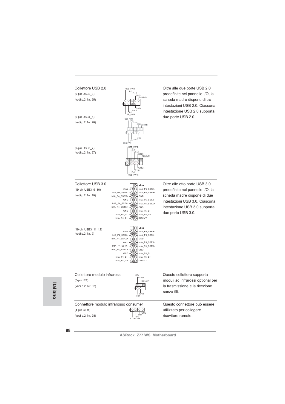 Italiano | ASRock Z77 WS User Manual | Page 88 / 208