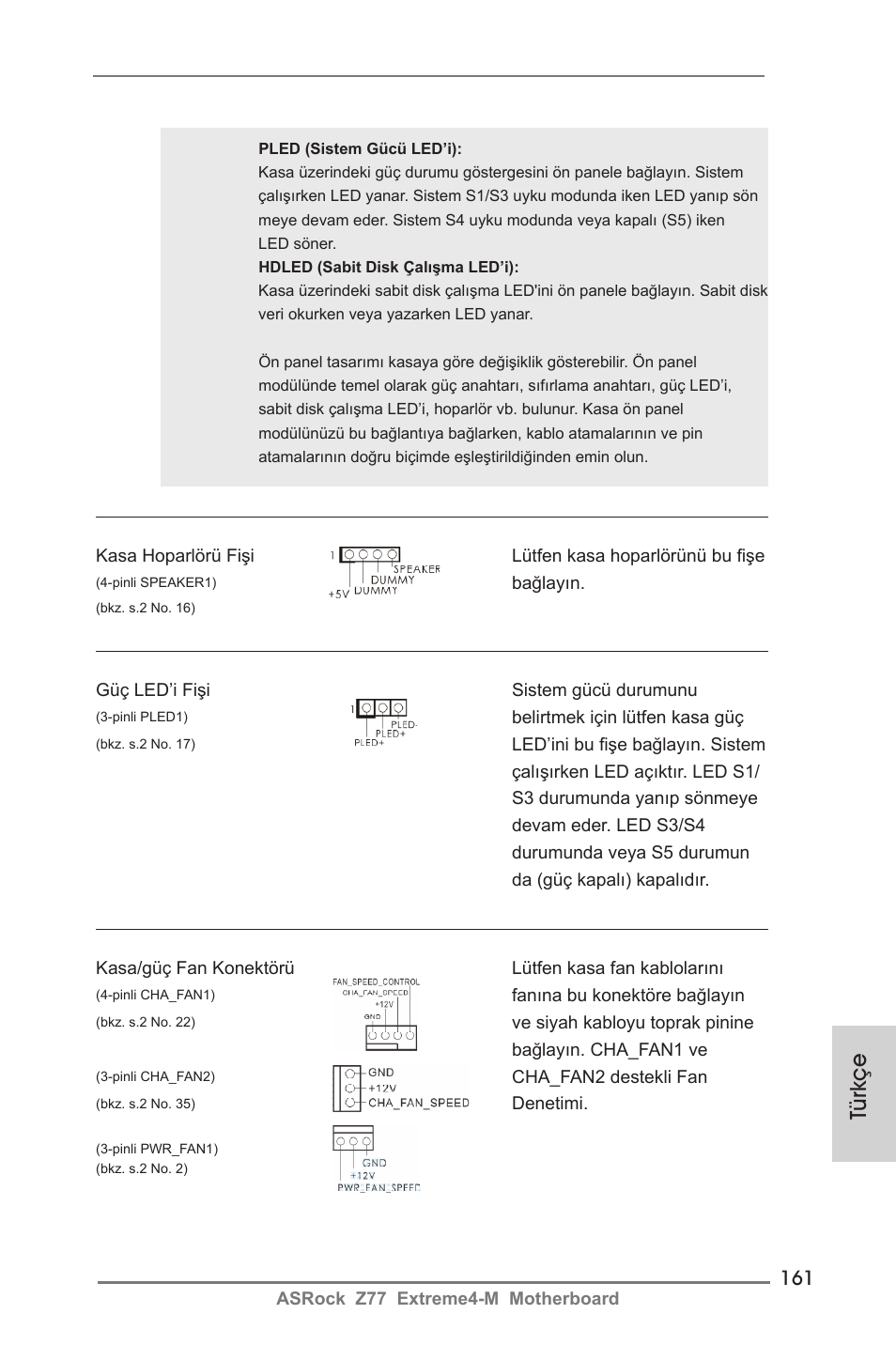 Türkçe | ASRock Z77 Extreme4-M User Manual | Page 161 / 237