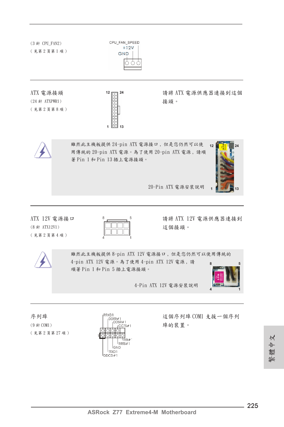 繁體中文 | ASRock Z77 Extreme4-M User Manual | Page 225 / 237