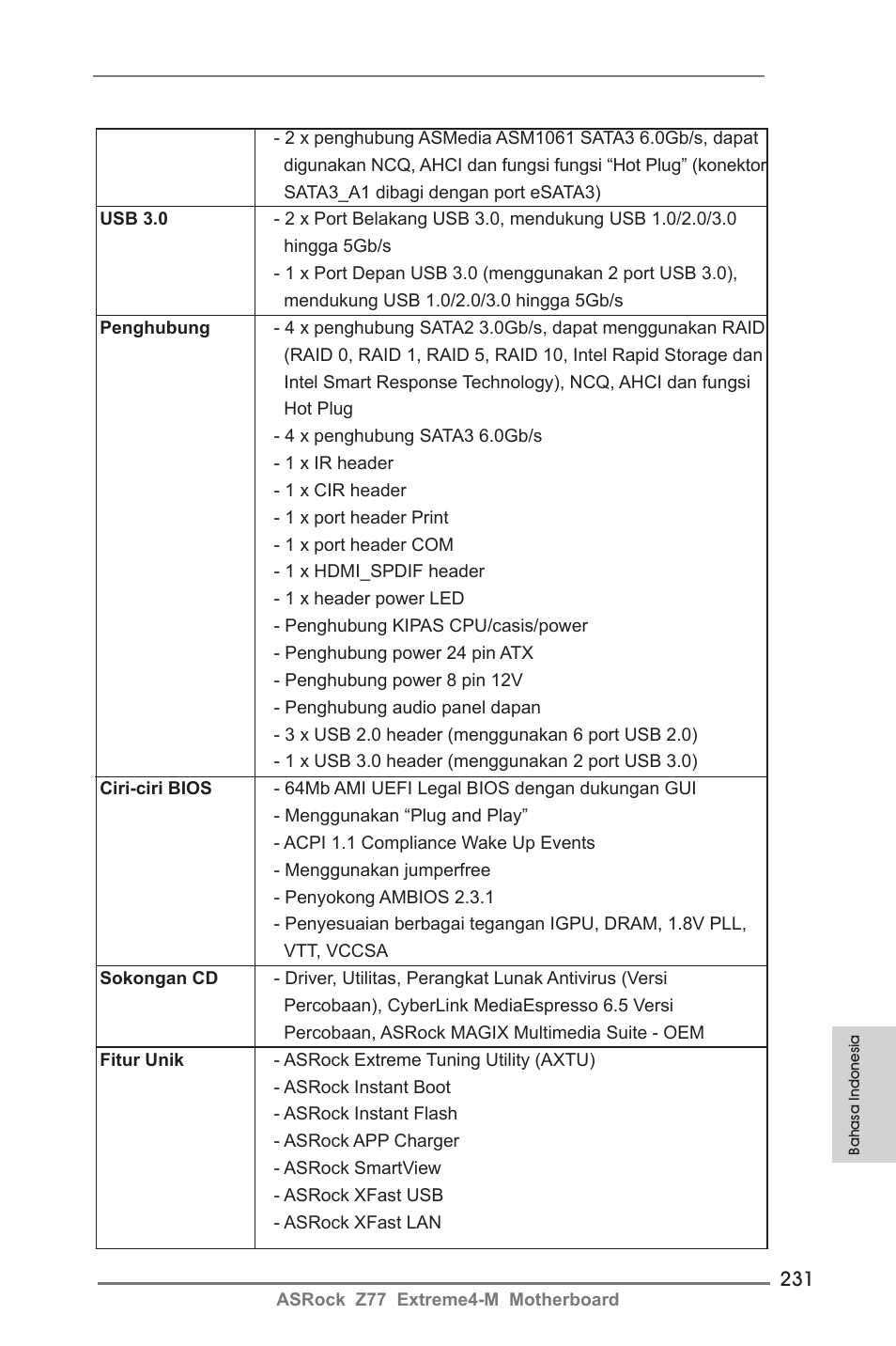 ASRock Z77 Extreme4-M User Manual | Page 231 / 237