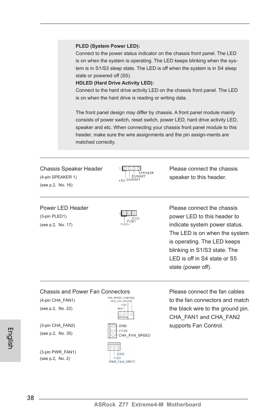 English | ASRock Z77 Extreme4-M User Manual | Page 38 / 237