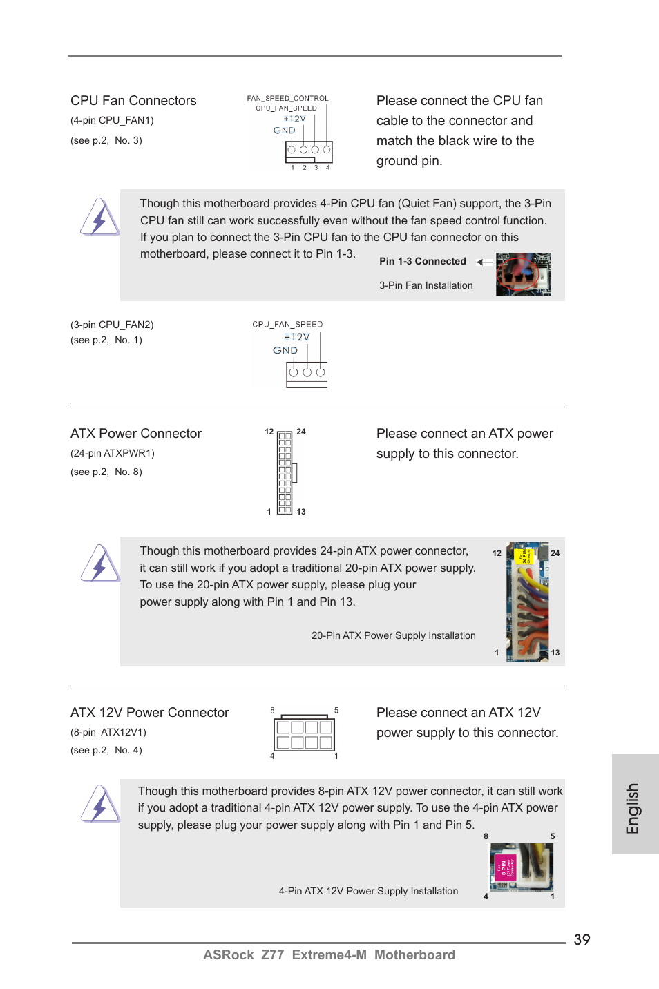 English | ASRock Z77 Extreme4-M User Manual | Page 39 / 237