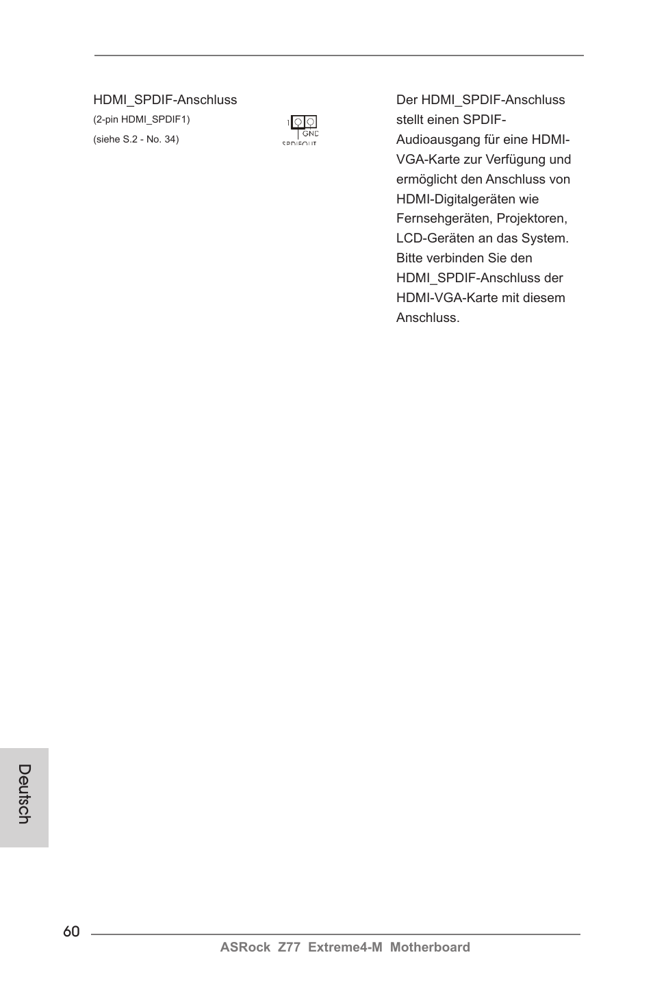 Deutsch | ASRock Z77 Extreme4-M User Manual | Page 60 / 237