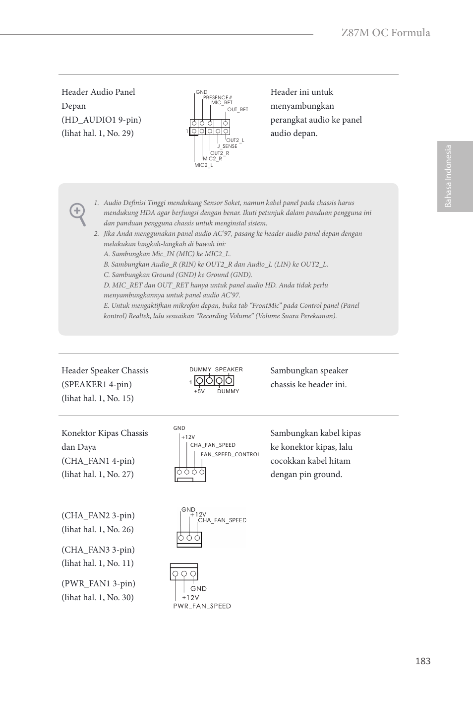 Z87m oc formula, Bahasa i ndonesia | ASRock Z87M OC Formula User Manual | Page 185 / 189