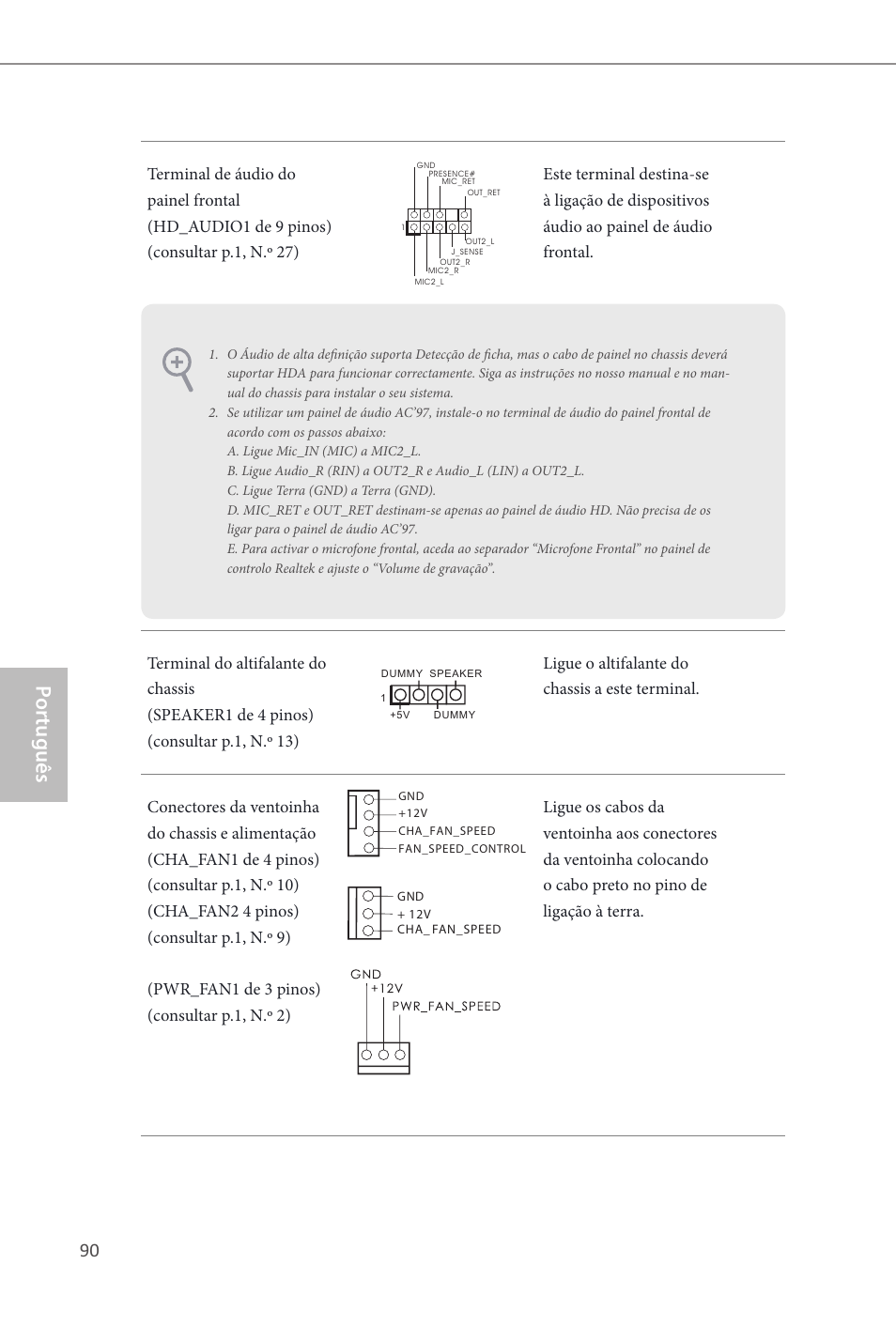 Por tuguês | ASRock Q87M vPro User Manual | Page 91 / 160