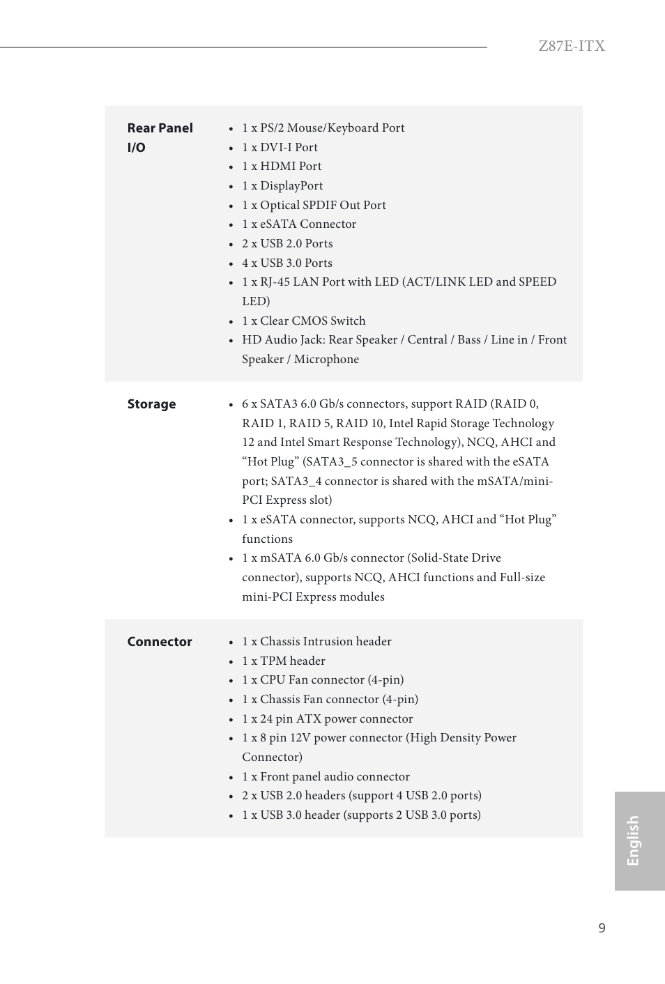 Z87e-itx, English | ASRock Z87E-ITX User Manual | Page 11 / 165