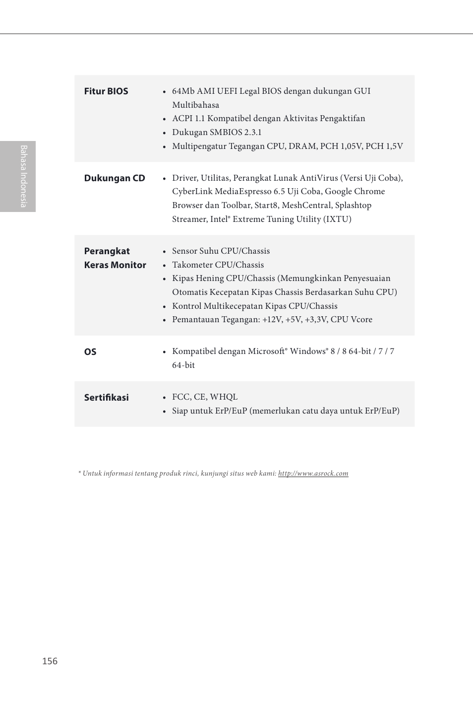 ASRock Z87E-ITX User Manual | Page 158 / 165