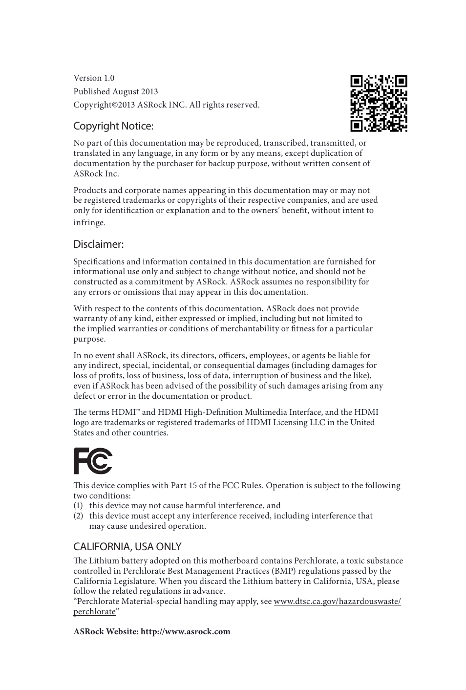 ASRock H81M-ITX User Manual | 146 pages