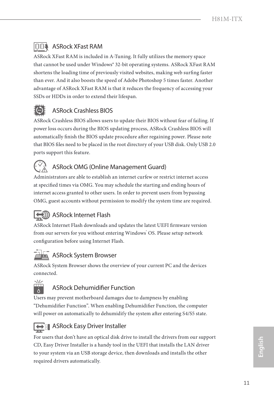 ASRock H81M-ITX User Manual | Page 12 / 146