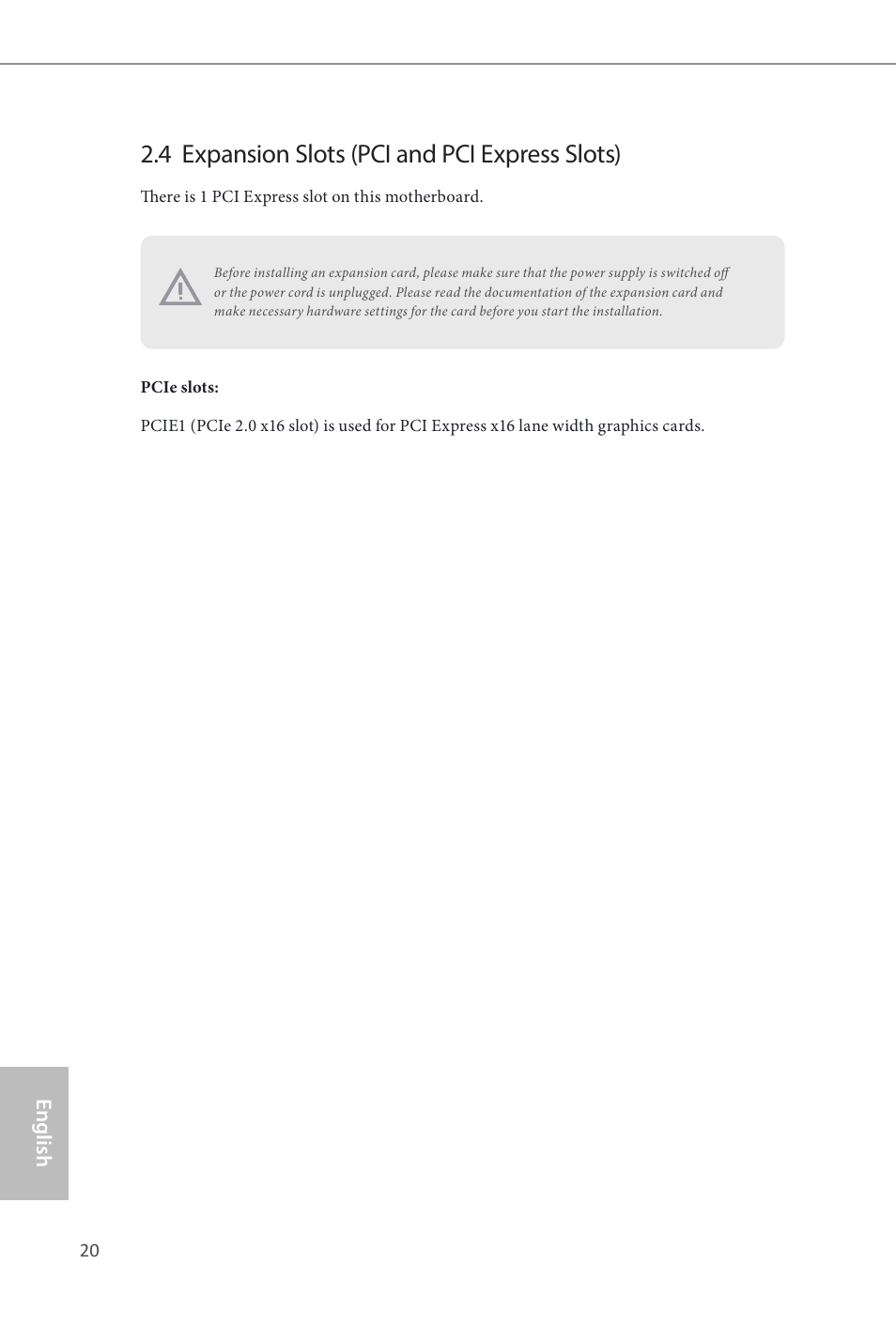 4 expansion slots (pci and pci express slots) | ASRock H81M-ITX User Manual | Page 21 / 146