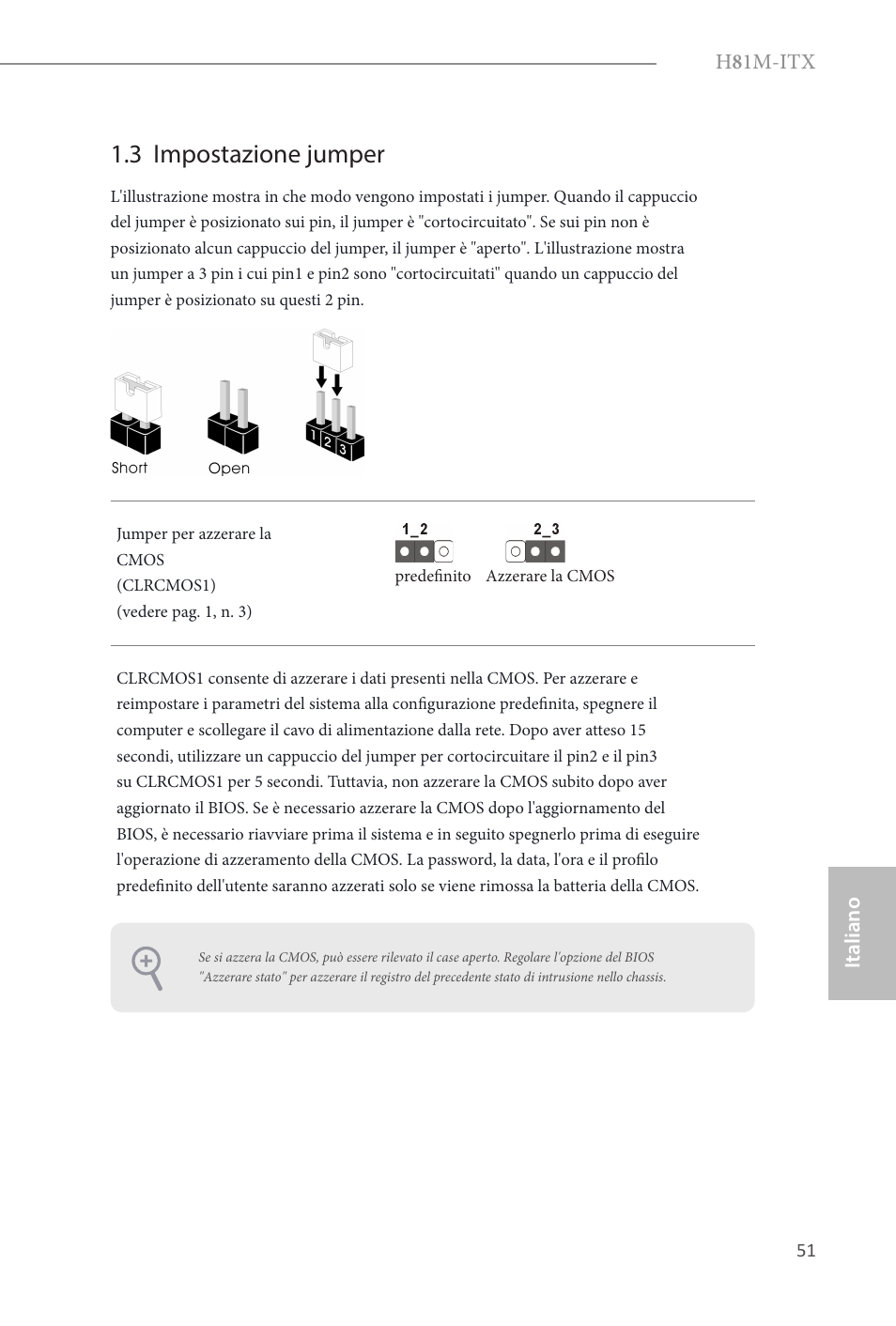 3 impostazione jumper | ASRock H81M-ITX User Manual | Page 52 / 146