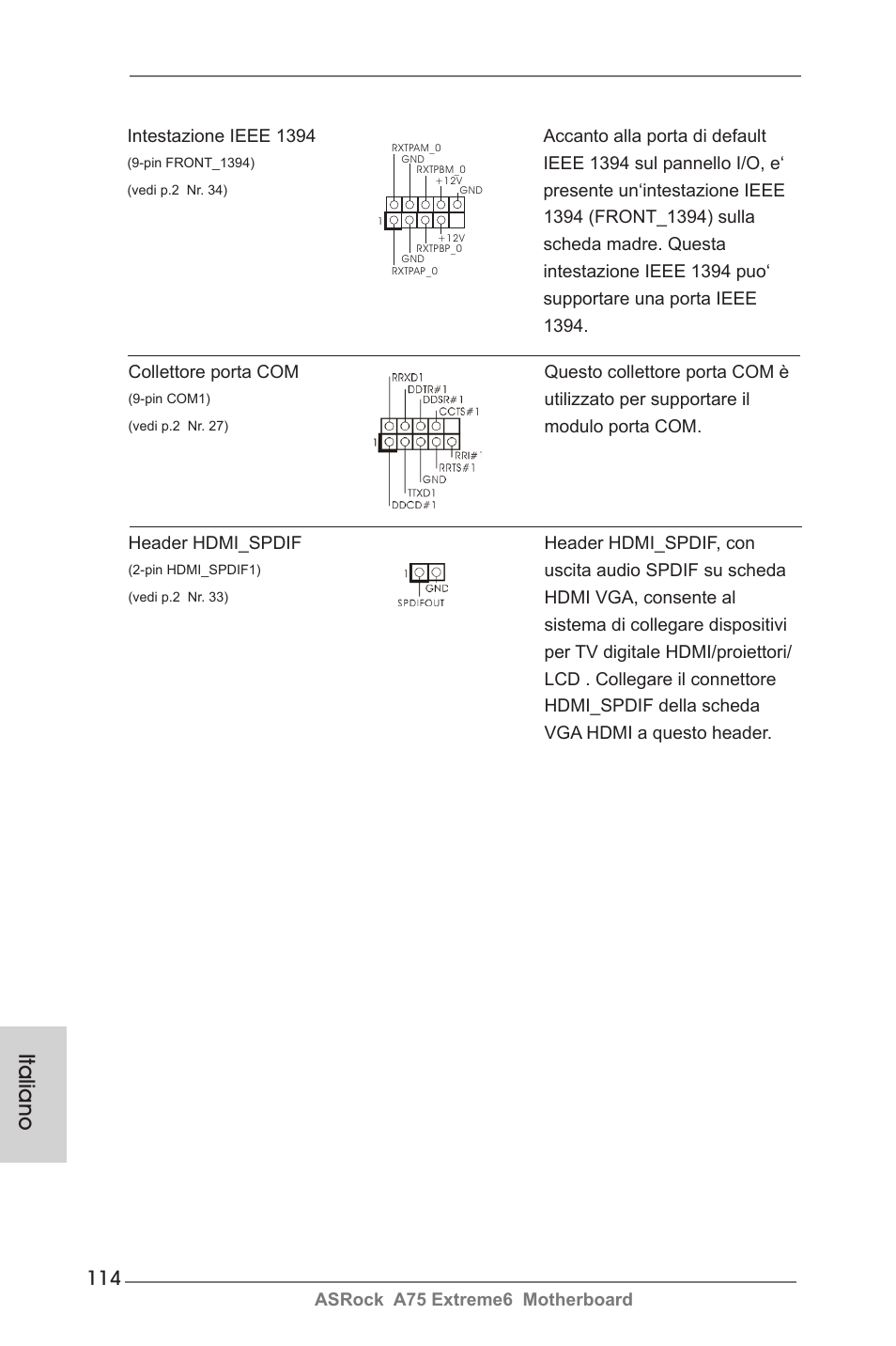 Italiano | ASRock A75 Extreme6 User Manual | Page 114 / 286