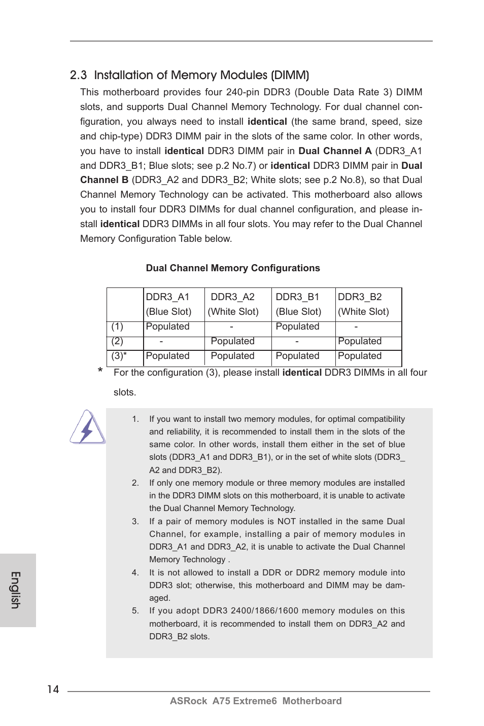 English | ASRock A75 Extreme6 User Manual | Page 14 / 286