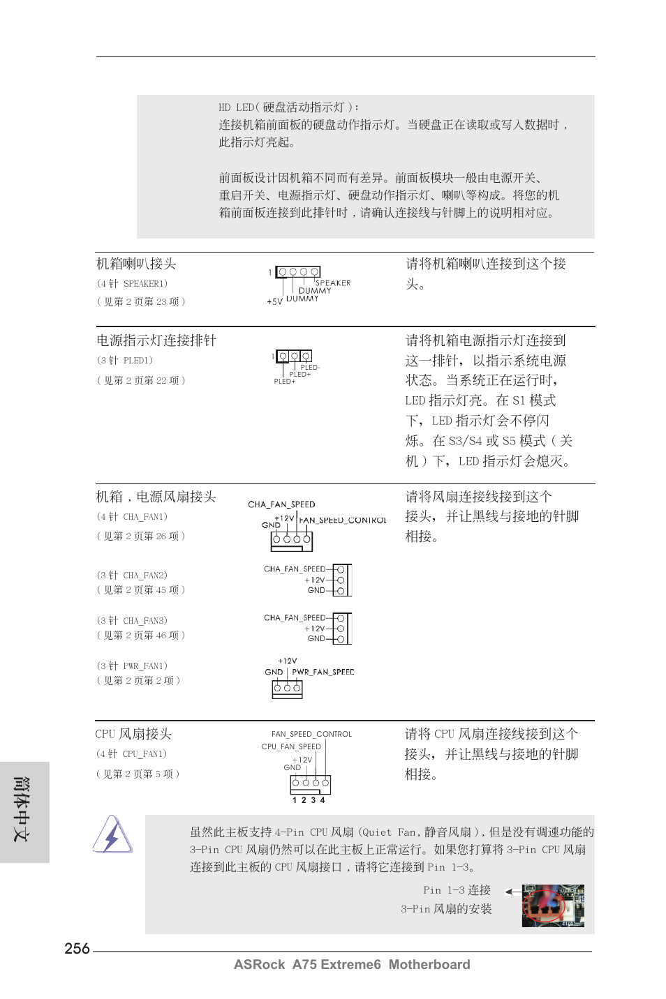 簡體中文 | ASRock A75 Extreme6 User Manual | Page 256 / 286